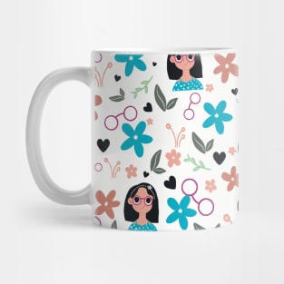 Girl Pattern Mug